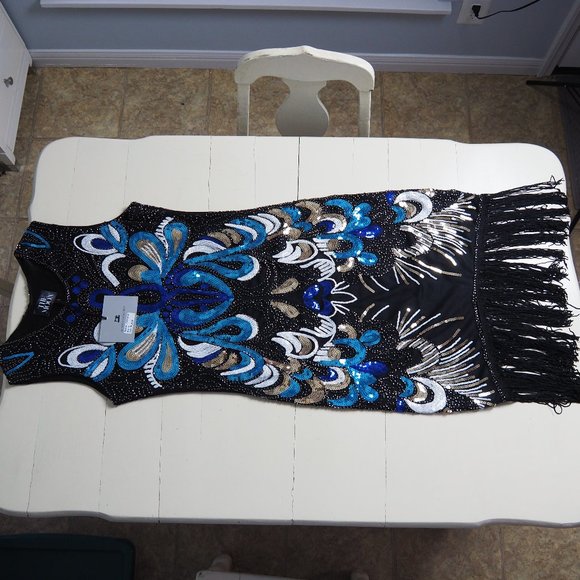 NWT Fringe Flapper Dress - Picture 8 of 16